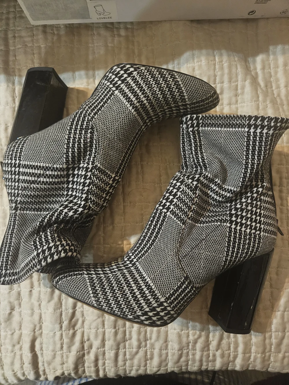 Aldo's Houndstooth Booties - Women's Fashion Boots
